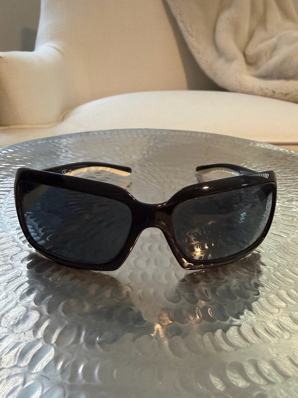 Prada Women's Black Oversized Sunglasses